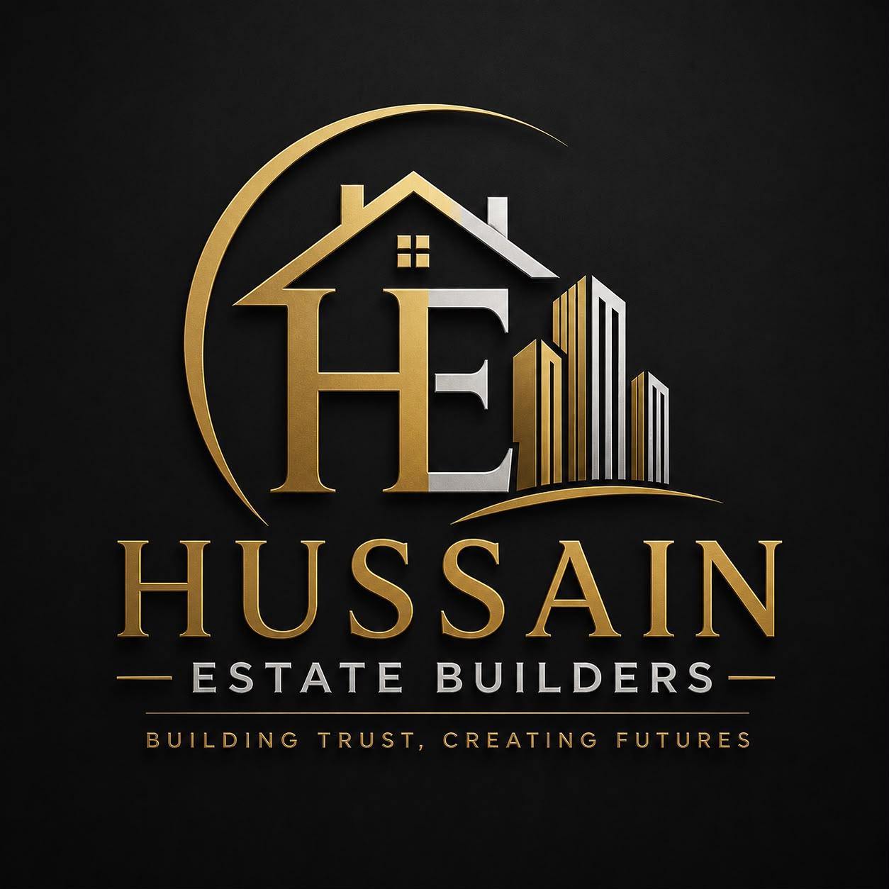 Hussain Estate Builders Logo